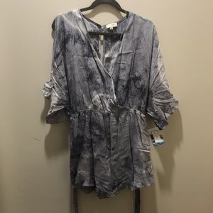 Tie dye Grey Romper (L)
